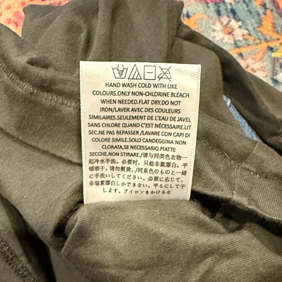 NWOT Essentials Forest Green Short Sleeve Tee - Picture 6 of 6